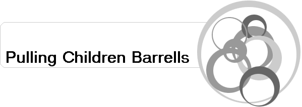 Pulling Children Barrells